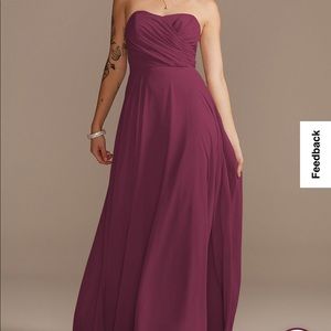 New sleeveless bridesmaid dress. Never worn!